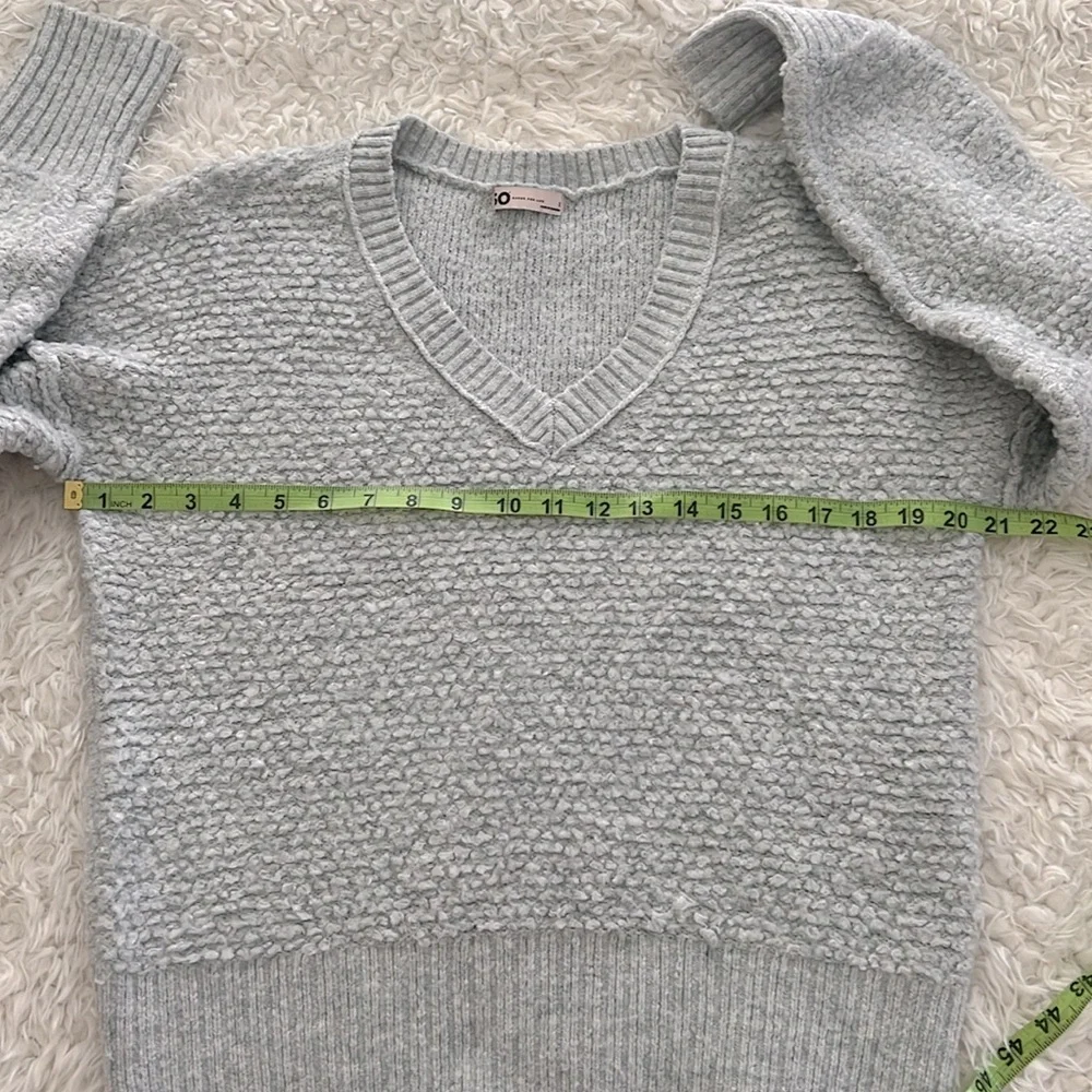 SO Chunky Knit Gray Sweater Women's Long-Sleeve Size Small Winter Casual Wool - Picture 8 of 10